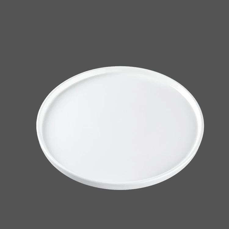 Pure White Ceramic Plate - X021001